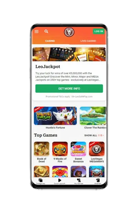 leovegas download